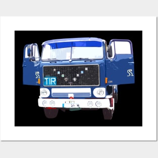 old european truck Posters and Art